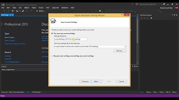 Visual Studios - Change Environments