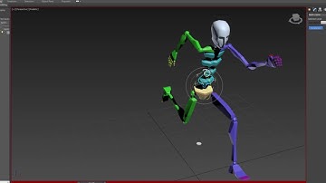 Autodesk 3ds Max Biped Basic run cycle: Game Animation 1 - Class lecture recap