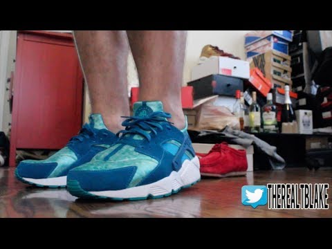 Air Huarache On Feet Review! - YouTube