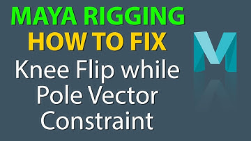 Knee Joint moving while applying Pole Vector constraint - Maya Rigging Tips (How to Fix) Tutorial