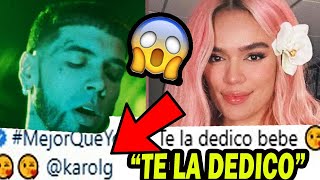 &quot;MUY EXTRAÑO&quot;🤔Anuel DEDICA Y ETIQUETA En Canción a Karol G😱 _ MEJOR QUE YO