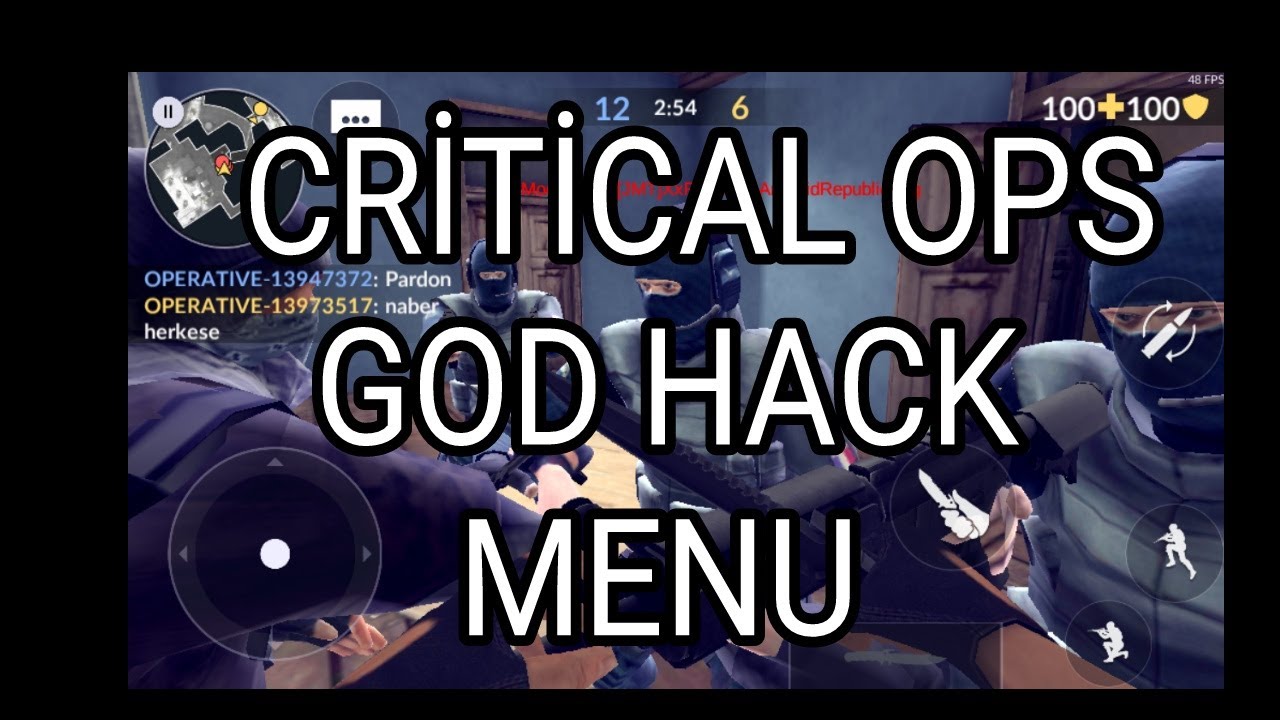 CRİTİCAL OPS GOD MENU - YouTube