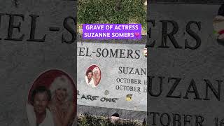 Grave of Suzanne Somers Actress from Threes Company & creator of the thigh master 💗￼
