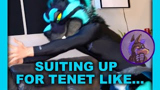 Razz getting ready to watch TENET like.... Razz getting ready to watch TENET like....