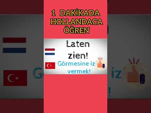 Video: Hollandaca bir karakter nasıl yazılır?