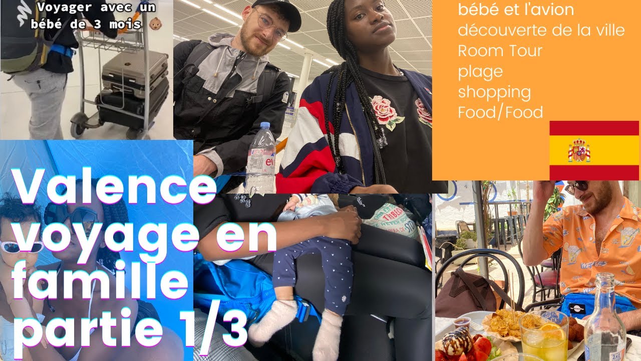 VLOG Valence vacances avec notre fille (Espagne, plage, manger ) famille voyage / aventures de bébé