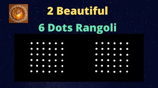 6 Dots Rani Designs Simple Daily Kolam For Beginners 6 Pulli Kolam Designs 6 Dots Muggulu