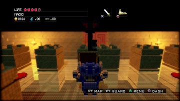 3D Dot Game Heroes Playthrough Part 2: Grass Temple - No Commentary