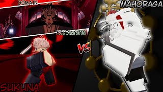 Sukuna vs Mahoraga But It's In Jujutsu Shenanigans