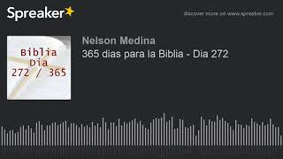 365 days for the Bible - Day 272
