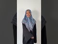 Платок на голову женский на шею хиджаб шелковый арабский серый
