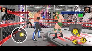 Real Wrestling Games : Cage Ring Fighting Gameplay Level-1 screenshot 3