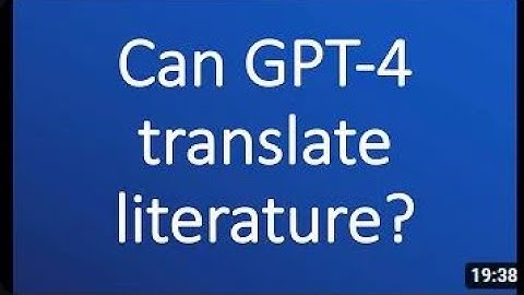 Can GPT-4 translate literature?