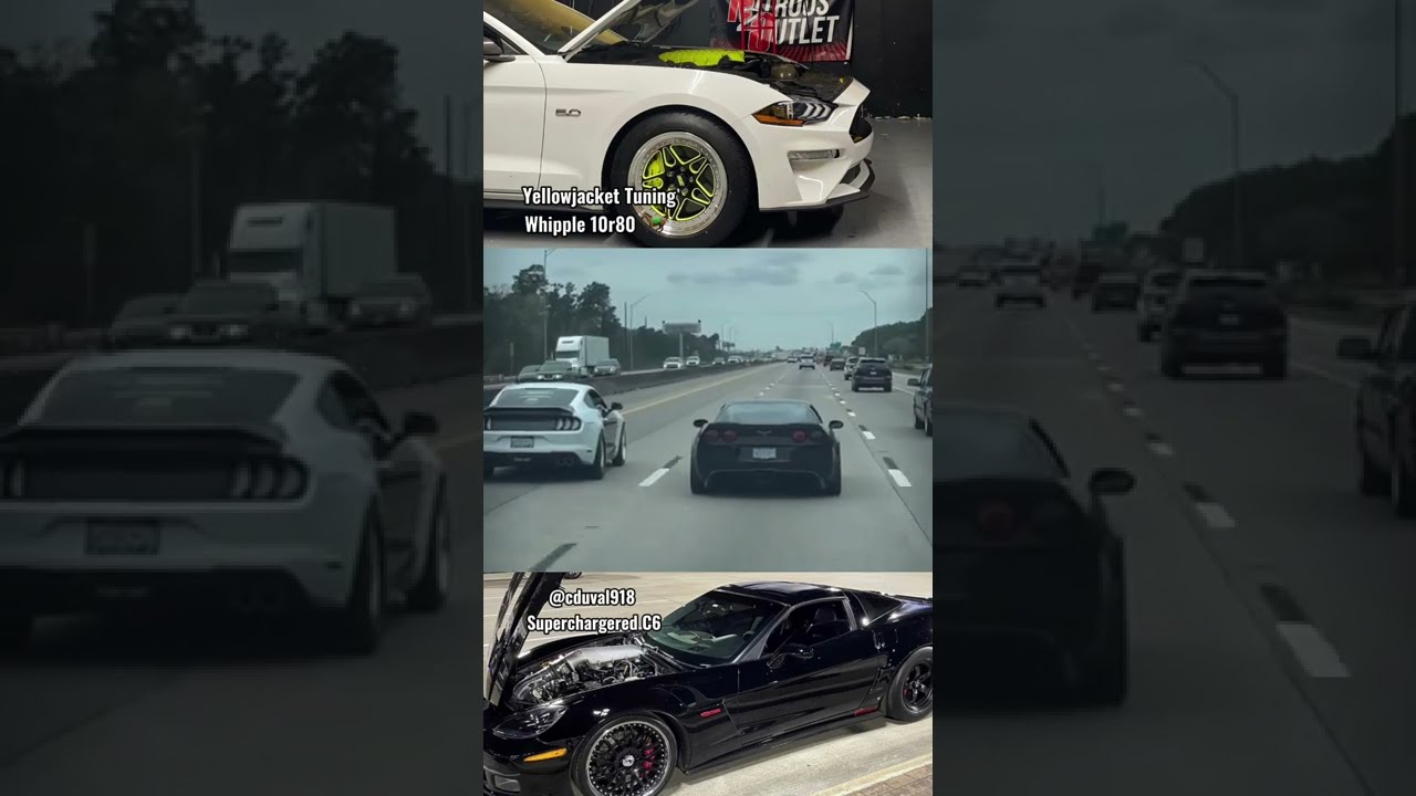 Whipple 10r80 Mustang Vs Procharged C6 Corvette TX2K 2022 Shorts