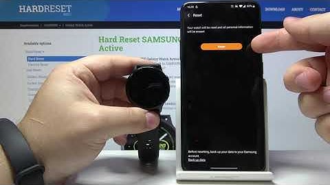Hard Reset SAMSUNG Galaxy Watch Active via Phone