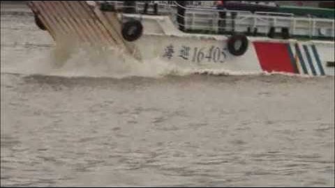 UHMWPE buoy collision test