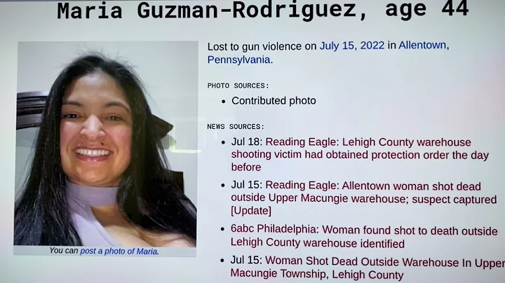 ALLENTOWN, PA   MARIA GUZMAN-RODRIGUEZ 44 GUNNED D...