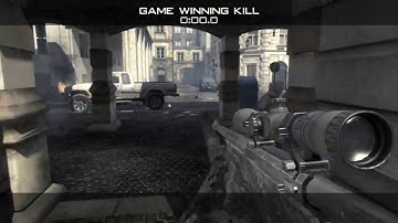 DBZ Webb - MW3 L118A Sniper Gameplay on Lockdown