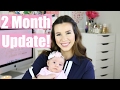 2 Month Baby Update: Supplementing, Growth, Sleeping! | Hayley Paige