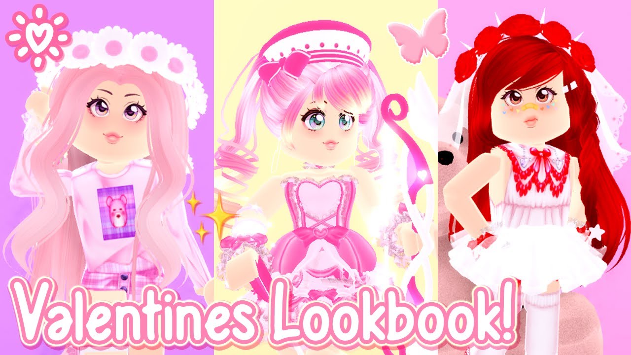 VALENTINES OUTFITS IDEAS LOOKBOOK! 💖🎀 (10 Outfits!) // Royale High