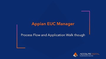 Accolite Digital Appian EUC Manager Process Walk through