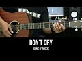 Dont cry  guns n roses  easy guitar tutorial with chords  lyrics  guitar lessons