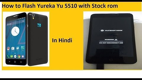 How to flash YUREKA YU5510 with YGDP tool In Hindi By TechIndex