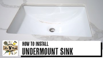 UNDERMOUNT SINK INSTALLATION || FAST & EASY WAY TO INSTALL UNDERMOUNT SINK