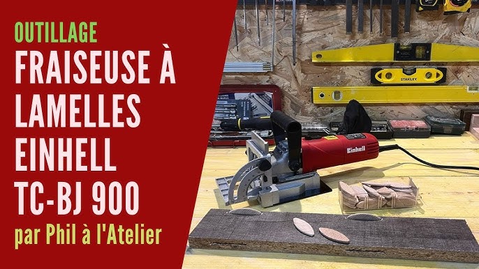 Réaliser des assemblages avec une fraiseuse à lamelles - Tuto brico de  Robert utiliser une fraiseuse 