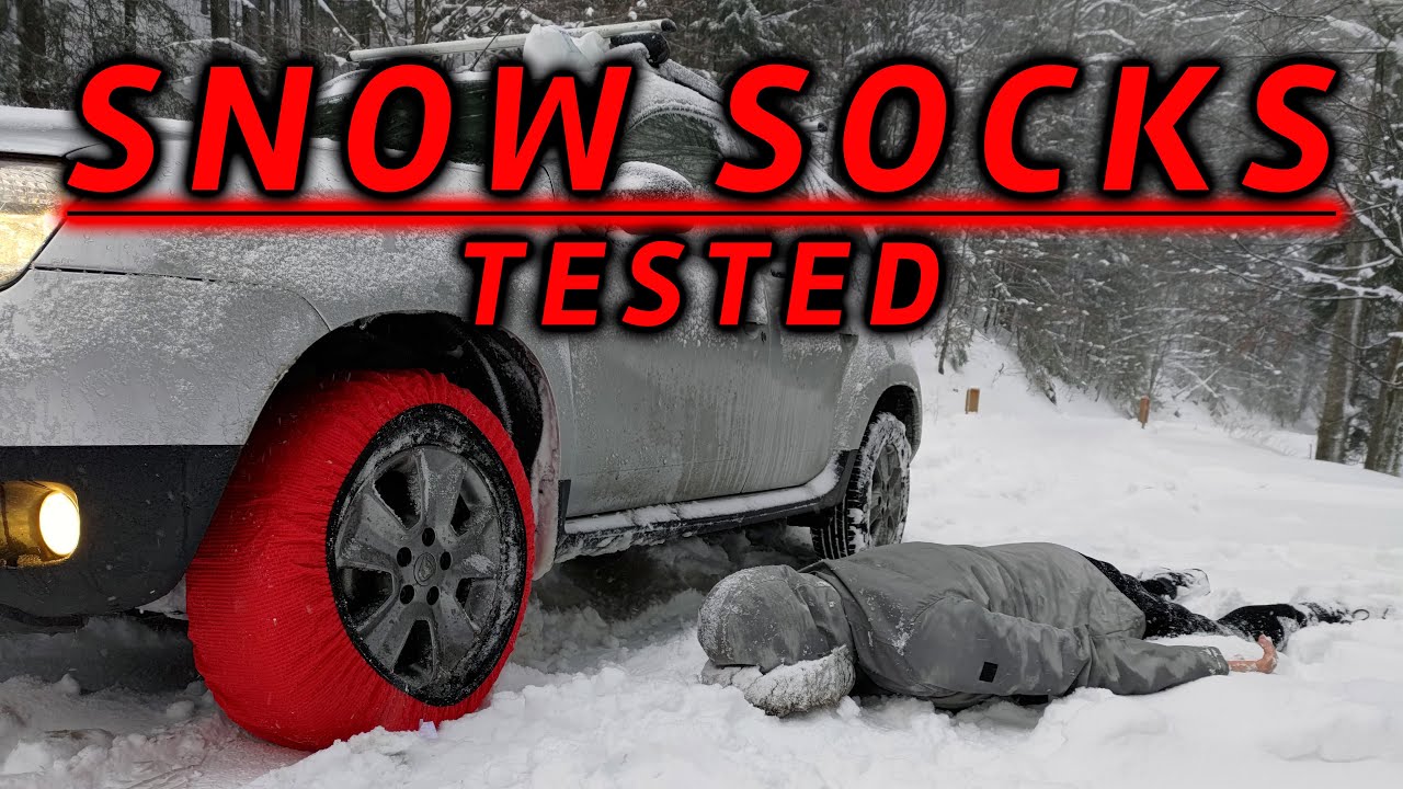 MATTE Automotive Snow Socks for Tires for Ultimate Grip Snow Chain  Alternative Traction Device for Truck SUV Van Car Textile Winter Emergency  Kit Auto