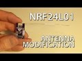 Cheap DIY NRF24L01 Antenna Modification