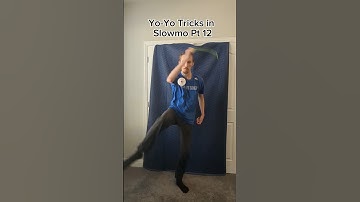 Rejection to Under-the-leg Whip: Yo-Yo Tricks in Slowmo Pt 12 #skills #yoyo #slowed #fyp #japan