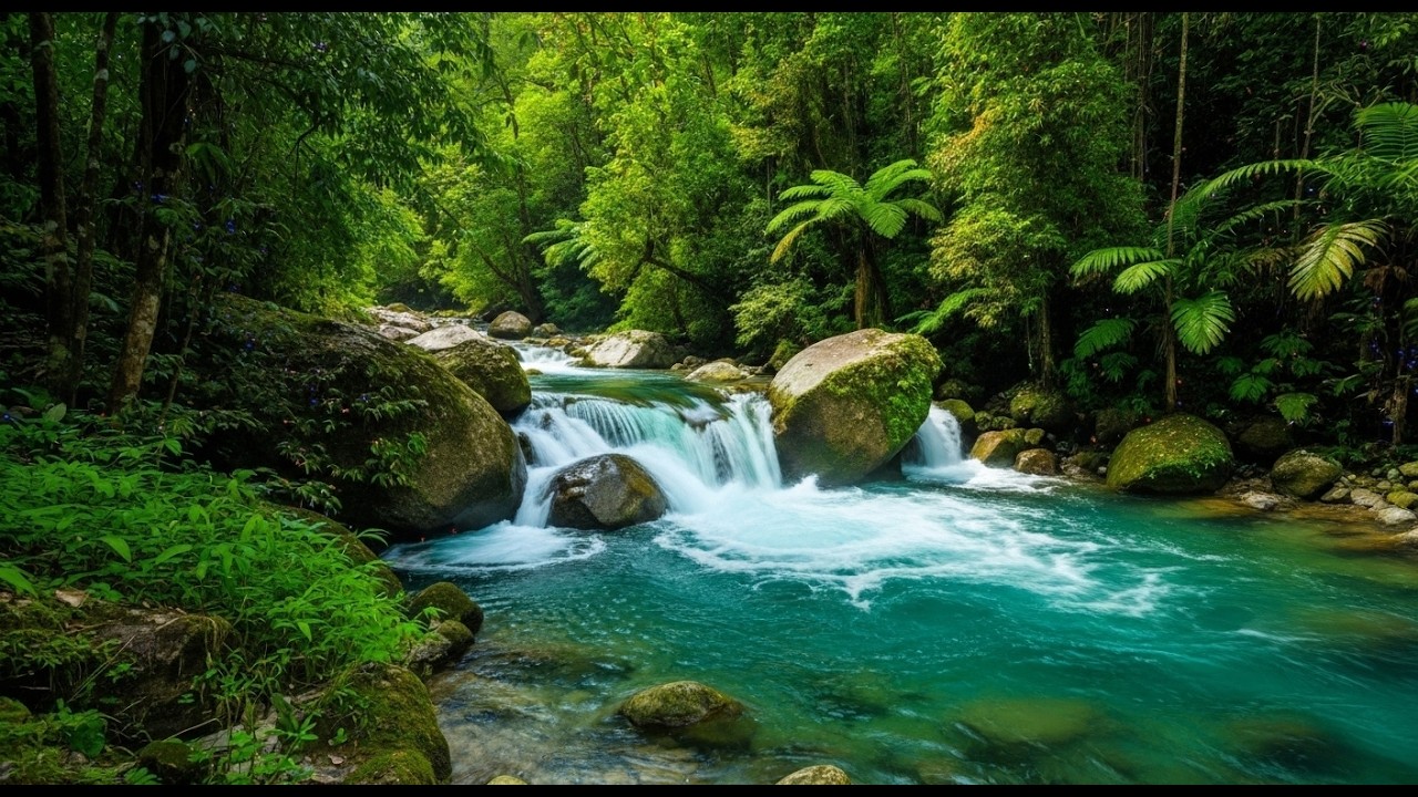 Night River Sounds for Fast Sleep | Long 10 Hour Video for Insomnia Relief & Deep Relaxation