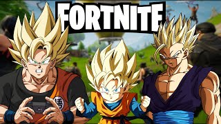 Goku and Sons Play Fortnite | FAMILY THERAPY!