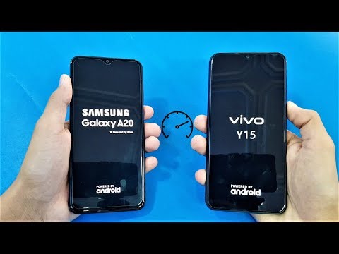 Vivo Y15 vs Samsung Galaxy A20 Speed Test 