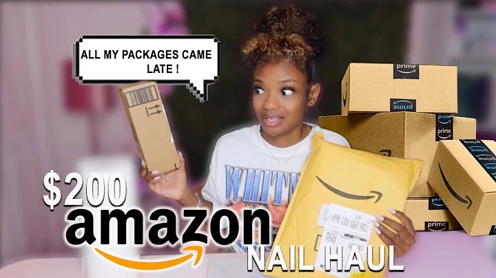 $200 Amazon nail haul! 😱 | Beginner friendly | Giveaway !
