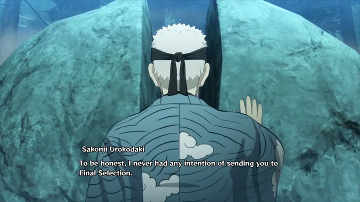 Demon Slayer Game-Tanjiro cuts boulder