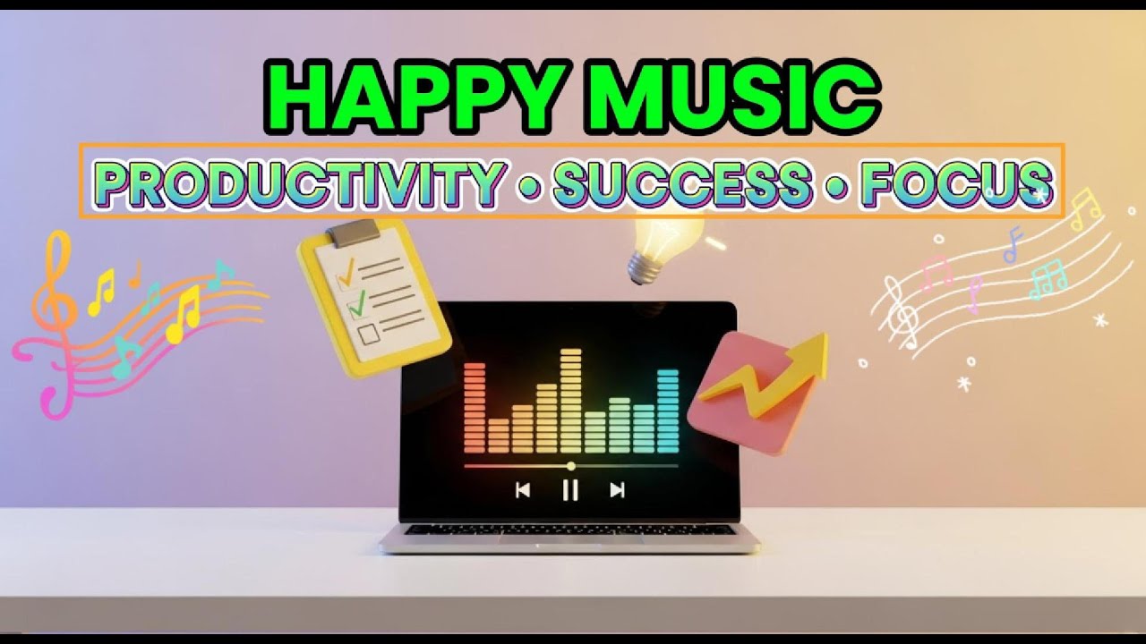 Boost Productivity: Happy Music for Focus & Success