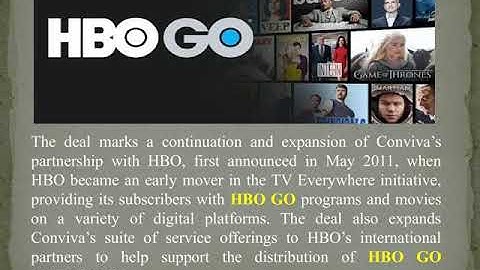 An overview of HBO GO Buffering