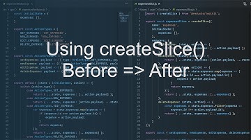 Expenses | Using Redux Toolkit createSlice Function