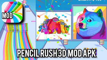 Pencil Rush 3D Gameplay Android Mod Apk