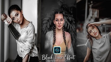 Camera Raw Black Tone Effect | Color Grading Photoshop Tutorial