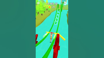 stunt  rails game level 12#shorts