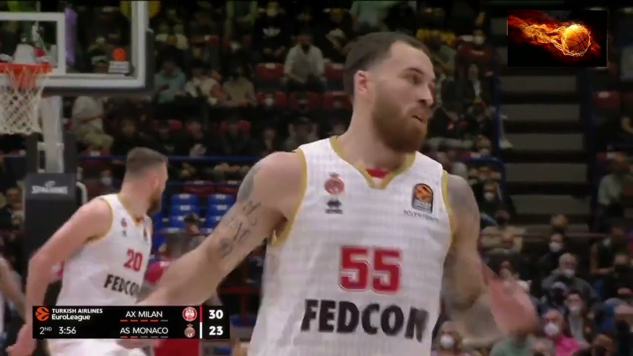 Mike James (Monaco) vs Milano - 31.03.2022