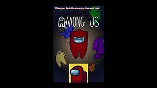 Among us logo then and now! #edit #shorts #amongus #review #videoshorts