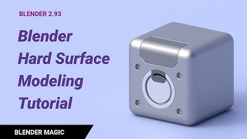Blender Hard Surface Modeling Tutorial Boolean + Bevel Modifier