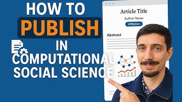 Publishing in Computational Social Science [Q&A]
