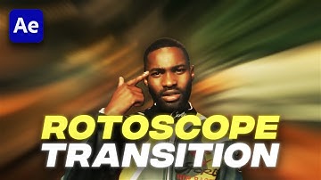 Rotoscope TRANSITION (After Effects Tutorial)