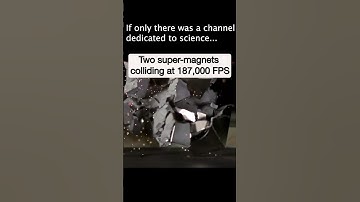 Magnet Collision causes Massive Explosion