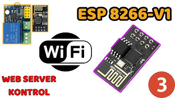 ESP8266  Kontrol Kartı İle Evinizi Akıllı Hale Getirin / Wifi Web Server Kontrol Projesi #esp8266